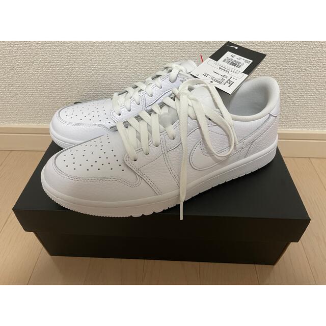 NIKE AIR JORDAN 1 LOW GOLF Triple White