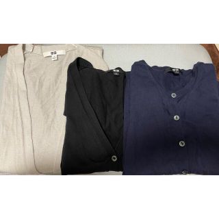 ユニクロ(UNIQLO)のユニクロ　UVカットカーディガン3点セット(カーディガン)