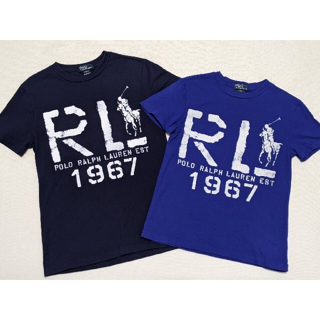 POLO RALPH LAUREN(ポロラルフローレン)の2枚セット POLORALPH LAＵREN ポロラルフローレン Tシャツ 古着 レディースのトップス(Tシャツ(半袖/袖なし))の商品写真