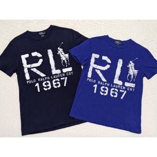 ポロラルフローレン(POLO RALPH LAUREN)の2枚セット POLORALPH LAＵREN ポロラルフローレン Tシャツ 古着(Tシャツ(半袖/袖なし))