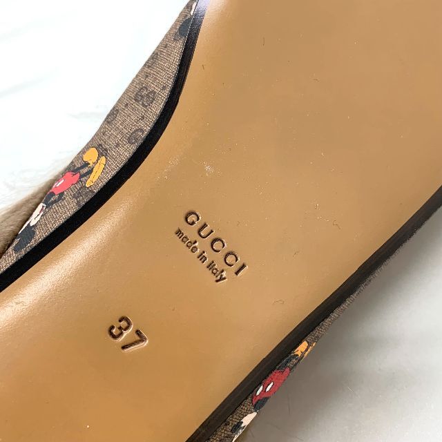 Gucci - 3890 未使用 グッチ プリンスタウン ミッキー ファー サンダル