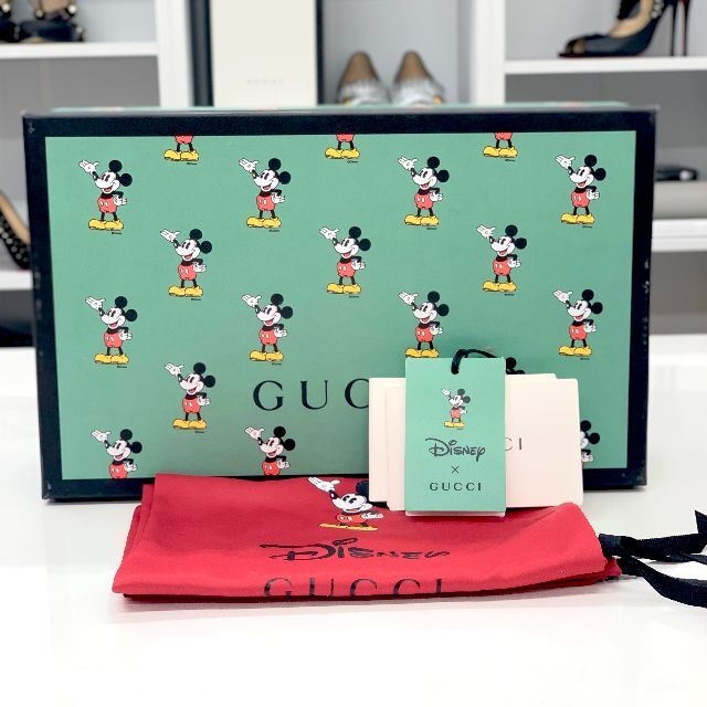 Gucci - 3890 未使用 グッチ プリンスタウン ミッキー ファー サンダル