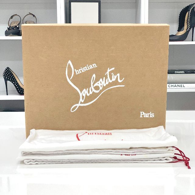 Christian Louboutin(クリスチャンルブタン)の3769 クリスチャンルブタン グリッター ハイカットスニーカー シルバー レディースの靴/シューズ(スニーカー)の商品写真