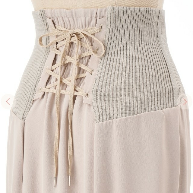 COCO DEAL(ココディール)のシアープリーツニットコルセットマーメイドスカート レディースのスカート(ロングスカート)の商品写真