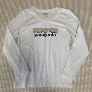 パタゴニア(patagonia) Tシャツ(レディース/長袖)（ホワイト/白色系 