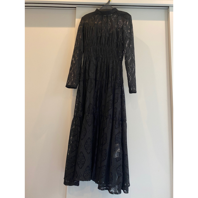 クラシック AMERI LACE SHIRRING DRESS 美品 ロングワンピース