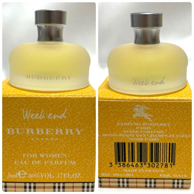 BURBERRY(バーバリー)のBurberry   バーバリー　ミニ香水　ウィークエンド　バーバリーライト コスメ/美容の香水(ユニセックス)の商品写真