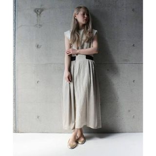 ノートエシロンス(note et silence)のrukkilill linen dress(ロングワンピース/マキシワンピース)