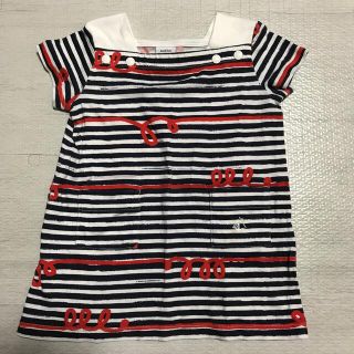 プチバトー(PETIT BATEAU)のPETIT BATEAU ベビーワンピース　6m/67cm(ワンピース)