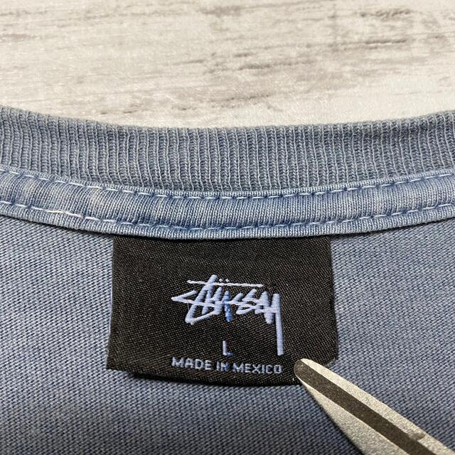 STUSSY(ステューシー)の【希少カラー】ステューシー　ワールドツアー　両面プリン霜降り　Tシャツ メンズのトップス(Tシャツ/カットソー(半袖/袖なし))の商品写真