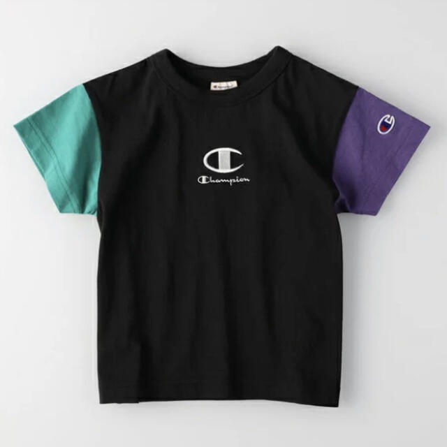 Champion(チャンピオン)のチャンピオン Tシャツ　クレージーパターン　120   正規品　新品タグ付 キッズ/ベビー/マタニティのキッズ服男の子用(90cm~)(Tシャツ/カットソー)の商品写真