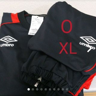 アンブロ(UMBRO)のumbro　アンブロ メンズ ジャージ 上下 セットアップ XL ブラックレッド(ジャージ)