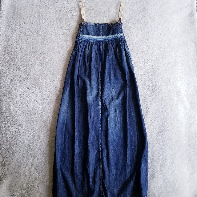 ANTGAUGE] dead stock denim one-piece - ロングワンピース/マキシ