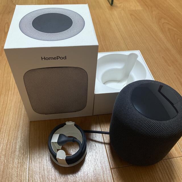 AppleAPPLE HOMEPOD スペースグレー - スピーカー