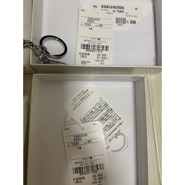 MM6(エムエムシックス)の値下げ新品　メゾンマルジェラ　財布&カードケースセット レディースのファッション小物(財布)の商品写真