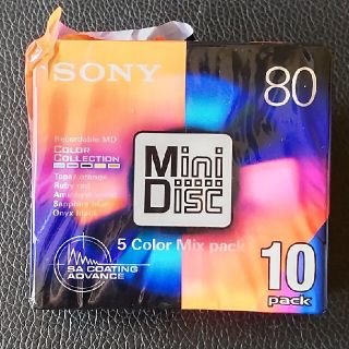 ソニー(SONY)の未使用 ミニディスク MD 2枚(その他)