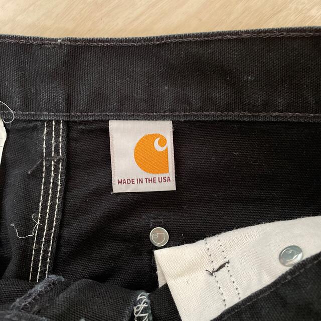 carhartt(カーハート)のぽちち様専用 カーハート ペインターパンツ 黒  30×30 メンズのパンツ(ペインターパンツ)の商品写真