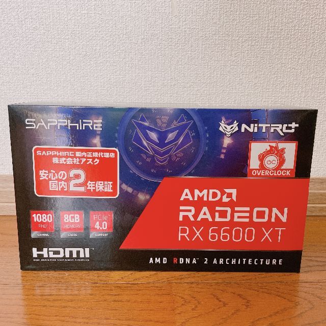 【新品】RO+ Radeon RX 6600 XT GAMING OC 8G