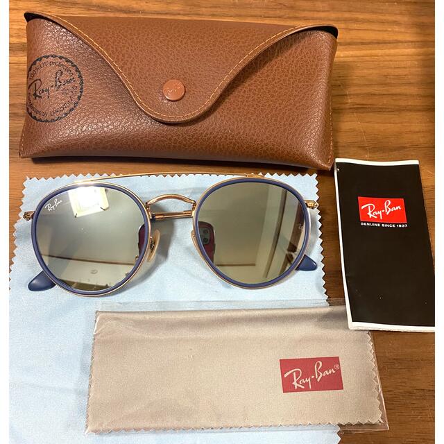 Ray-Ban(レイバン)のRay-Ban ラウンド型サングラス　美品 メンズのファッション小物(サングラス/メガネ)の商品写真