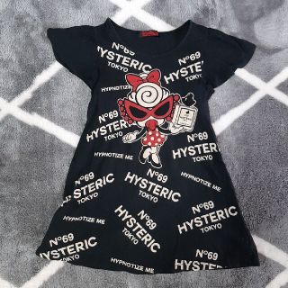 ヒステリックミニ(HYSTERIC MINI)のHYSTERIC MINI　ワンピース　半袖　140cm(Tシャツ/カットソー)