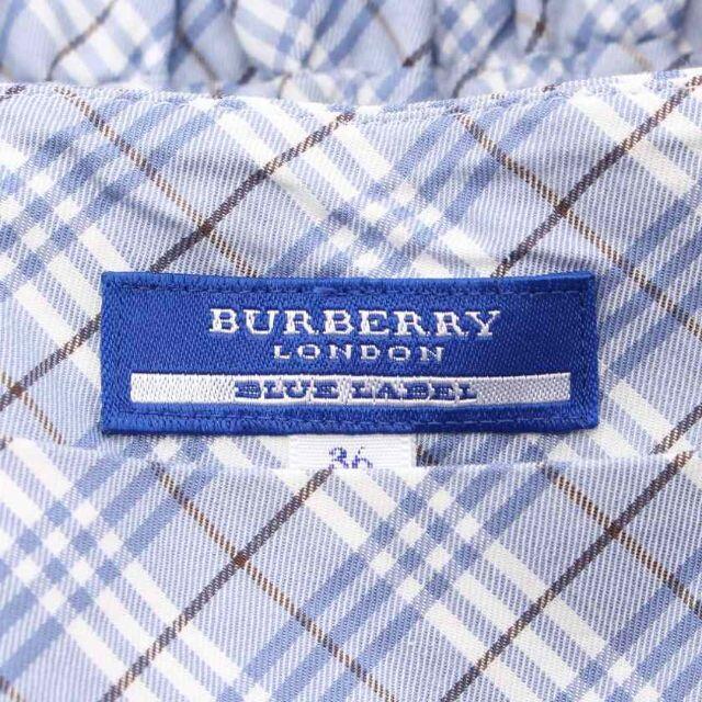 BURBERRY BLUE LABEL(バーバリーブルーレーベル)のBURBERRY BLUE LABEL ワンピース チェック ブルーグレー レディースのワンピース(その他)の商品写真