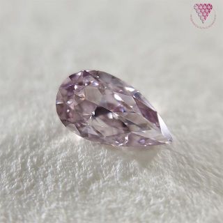 0.175 ct F.Br.Pur.Pink SI2 天然 ピンク ダイヤモンド(リング(指輪))