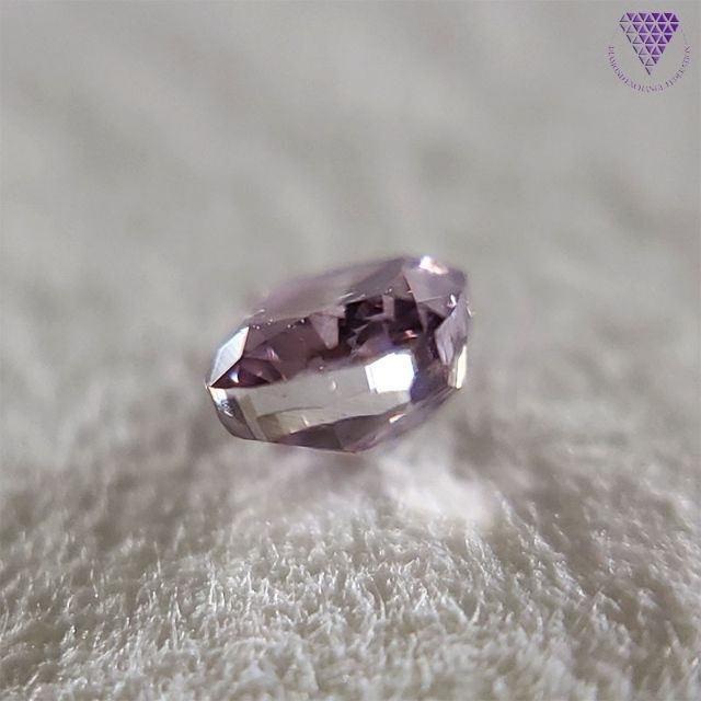 0.114 ct F.Dp.Pur.Pink SI2 天然 ピンク ダイヤ レディースのアクセサリー(リング(指輪))の商品写真