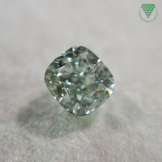 0.152 ct F. Green VS2 天然 グリーン ダイヤ 純色(リング(指輪))