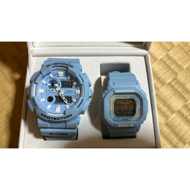 G-SHOCK ジーショック セット ブルー 水色 セット ペア カップル