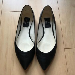 ランバンコレクション(LANVIN COLLECTION)の【送料込】LANVIN 黒パンプス24cm(ハイヒール/パンプス)