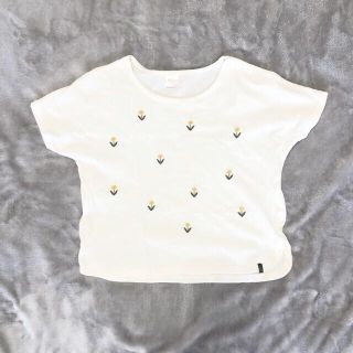 シマムラ(しまむら)のsize110🌷小花柄半袖トップ.tete a tete(Tシャツ/カットソー)