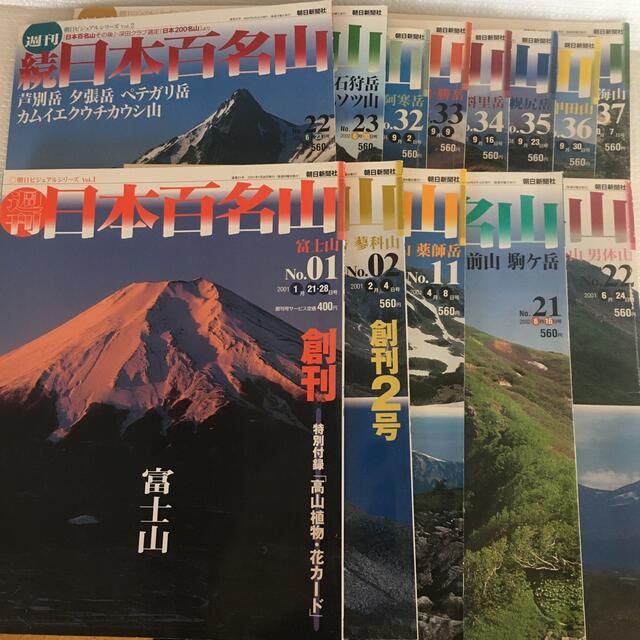 週刊　日本百名山 エンタメ/ホビーの本(地図/旅行ガイド)の商品写真