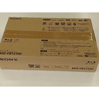 SONY - ソニー BDレコーダー BDZ-FBT2100 新品未開封の通販 by