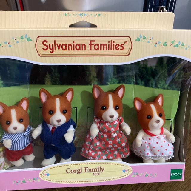 シルバニアファミリー　コーギー犬の家族　海外　新品