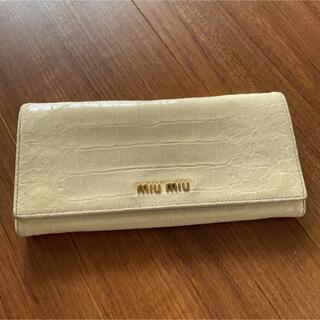 ミュウミュウ(miumiu)のミュウミュウ　長財布(財布)