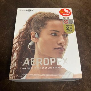 【値下げ】AFTERSHOKZ AEROPEX 骨伝導ヘッドホン / ルナグレイ(ヘッドフォン/イヤフォン)