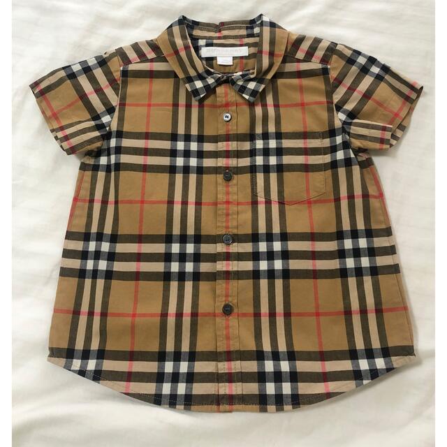 BURBERRY(バーバリー)のまるまま様専用　バーバリー　キッズ　18m 80センチ　シャツ キッズ/ベビー/マタニティのベビー服(~85cm)(シャツ/カットソー)の商品写真