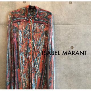 イザベルマラン(Isabel Marant)のisabelmarant イザベルマラン　シャツ　ワンピース(ひざ丈ワンピース)