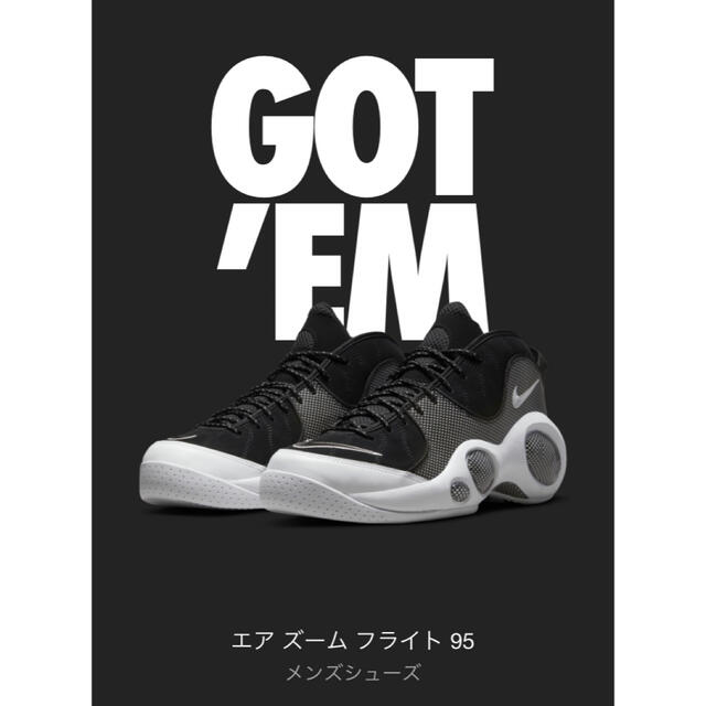 Nike Air Zoom Flight 95 Black Metallic