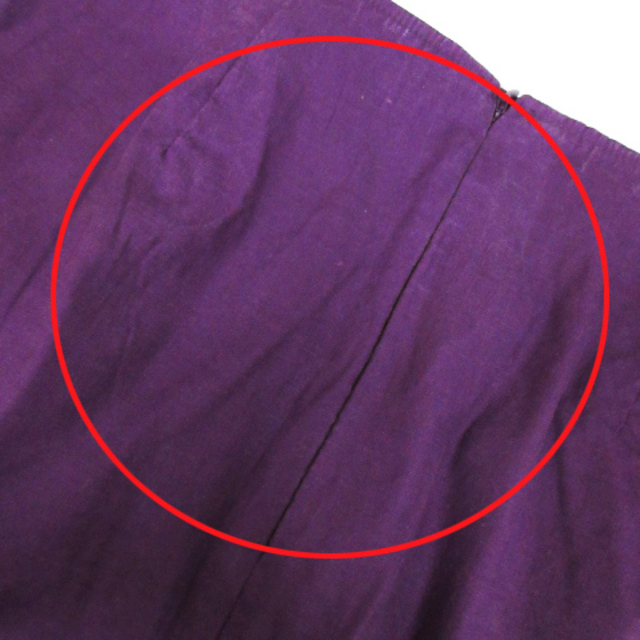 ROSSO(ロッソ)のロッソ アーバンリサーチ タイトスカート ロング丈 リネン 38 紫 /FF6 レディースのスカート(ロングスカート)の商品写真