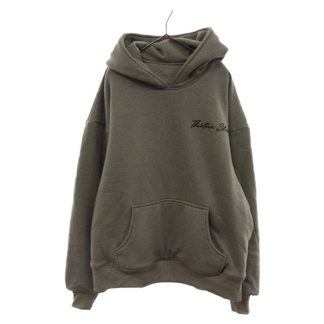 THIRTEEN STUDIOS サーティーンスタジオ Alex Mishan Oversized Reversible Hoodie オーバーサイズダブルフェイスリバーシブルフーディ 2重仕立てスウェットプルオーバーパーカー