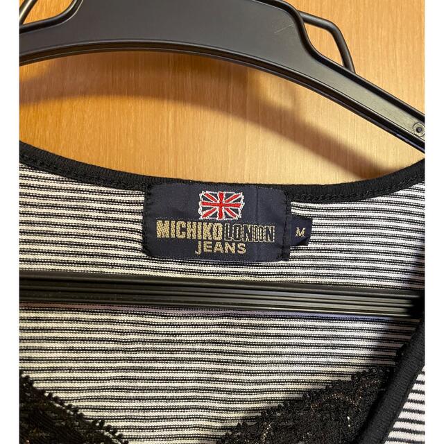 MICHIKO LONDON(ミチコロンドン)のMICKIKO LONDON JEANS トップス レディースのトップス(Tシャツ(半袖/袖なし))の商品写真