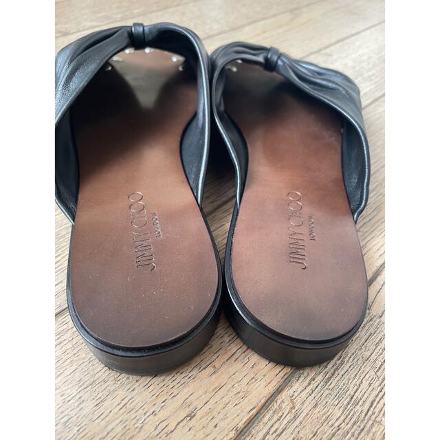 JIMMY CHOO - 美品 ジミーチュウ フラットサンダル サイズ35(23cm)の
