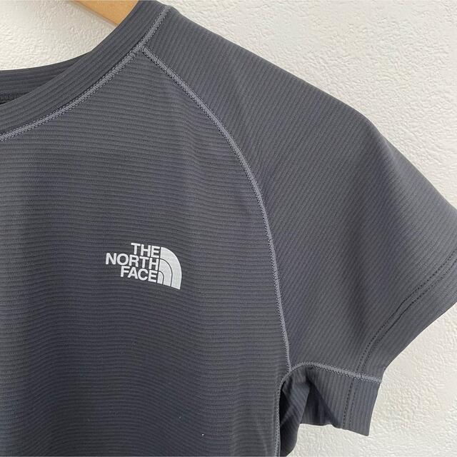 THE NORTH FACE(ザノースフェイス)の【新品】ノースフェイス レディース Tシャツ M ブラック 速乾 薄手 メッシュ レディースのトップス(Tシャツ(半袖/袖なし))の商品写真