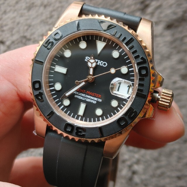 SEIKO Mod ヨットマスター仕様　ハイクラスカスタム　Nh35