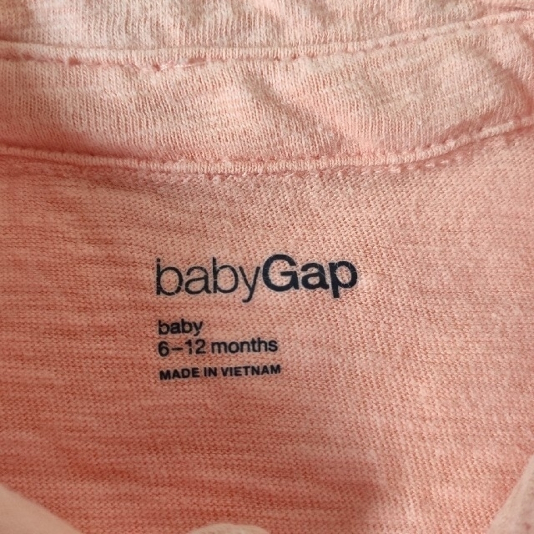 babyGAP(ベビーギャップ)のbabyGap ポロシャツ　コットン　半袖　70cm　6〜12months キッズ/ベビー/マタニティのベビー服(~85cm)(シャツ/カットソー)の商品写真