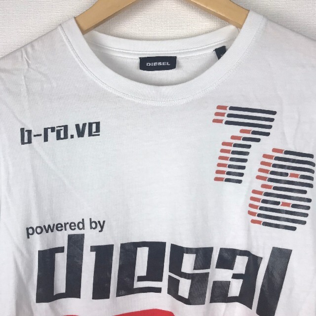 DIESEL(ディーゼル)の美品 ディーゼル 半袖Tシャツ ホワイト サイズS メンズのトップス(Tシャツ/カットソー(半袖/袖なし))の商品写真