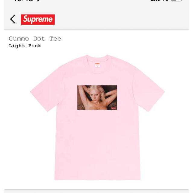 Supreme Gummo Dot Tee ガンモ ドット Tシャツ Ｌ