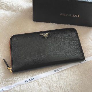 プラダ(PRADA)の極上美品 PRADA プラダ 長財布 ラウンドファスナー(財布)