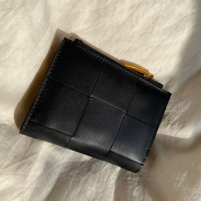 【新品未使用】財布　コンパクト　折りたたみ　コインケース　レザー　本革　牛革